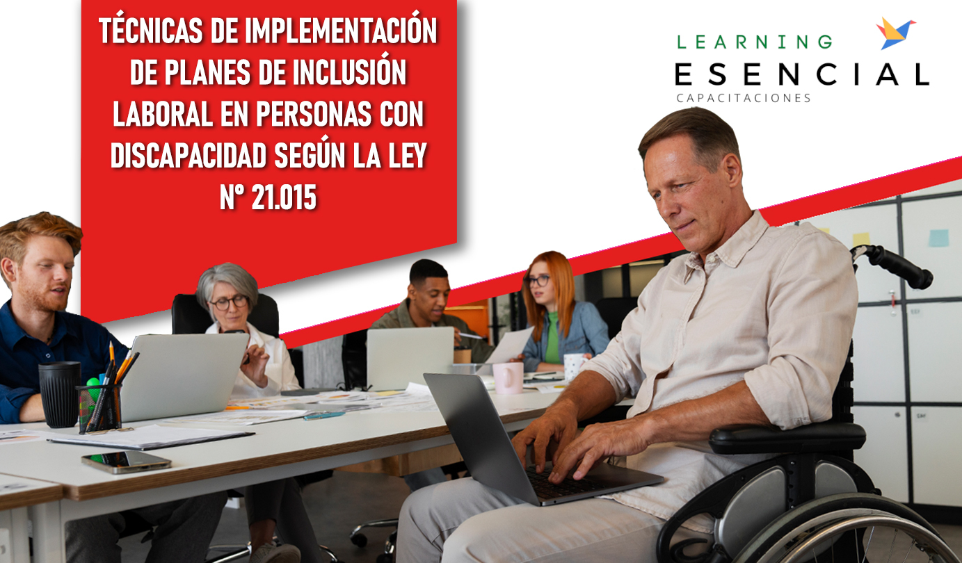 Técnicas de implementación de planes de inclusión laboral en personas con discapacidad según la Ley N° 21.015